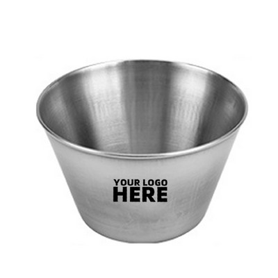 6 Oz. Stainless Steel Crimped Party Beer Cups