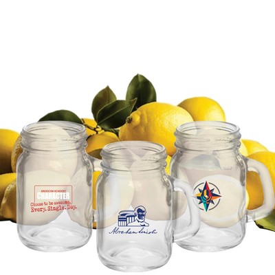 Glass Mason Jar H 4.5