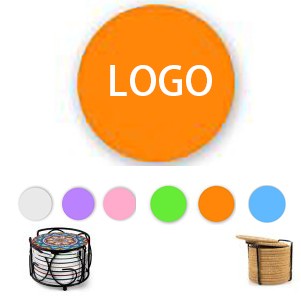 Ceramic Coasters with Printed Cork Base