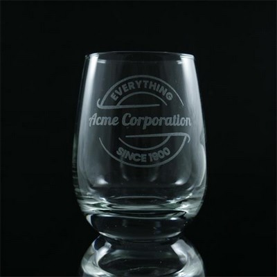 Laser Engraved Libbey® 231 15.25 oz. Stemless Wine Glass