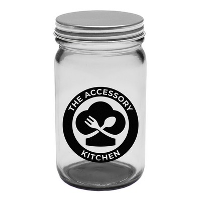8 oz. Mason Jar Storage Container (1 Color Imprint)