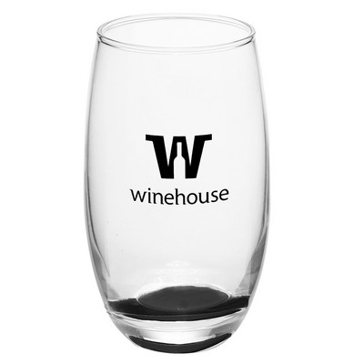 15 oz. Mikonos Clear Stemless Wine Glasses