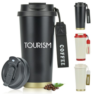 Drink 316 Stainless Steel Insulated Coffee Mug 17 Oz