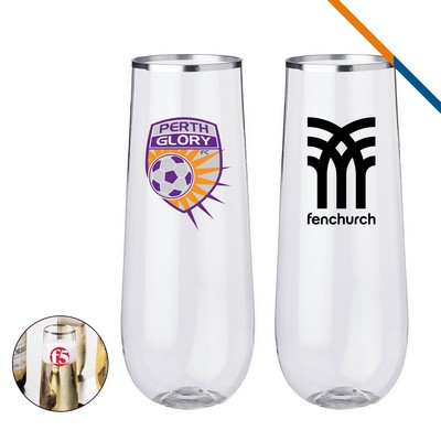 Alvey Plastic Stemless Flute - 9 OZ.
