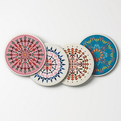 Round Absorbent Ceramic Coaster