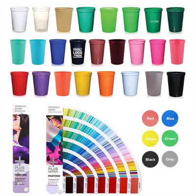 Double-Wall Insulated Stadium Cup with Lid