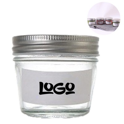 3oz Glass Mason Jar w/ Airtight Lid