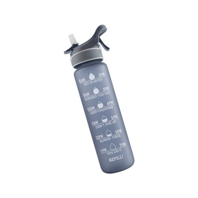 Sports Water Bottle with Mist Spray