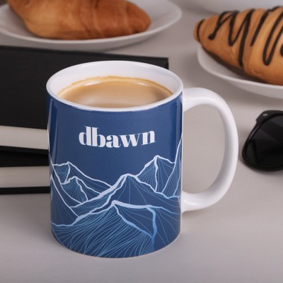 Full Color 11oz White Ceramic Mug